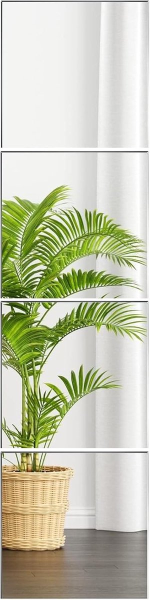 Self-Adhesive Mirror for Sticking, Wall Mirror, 20.5 x 20.5 cm, Mirror Tiles, Self-Adhesive HD Acrylic, 2 mm Thick - ShopVlot