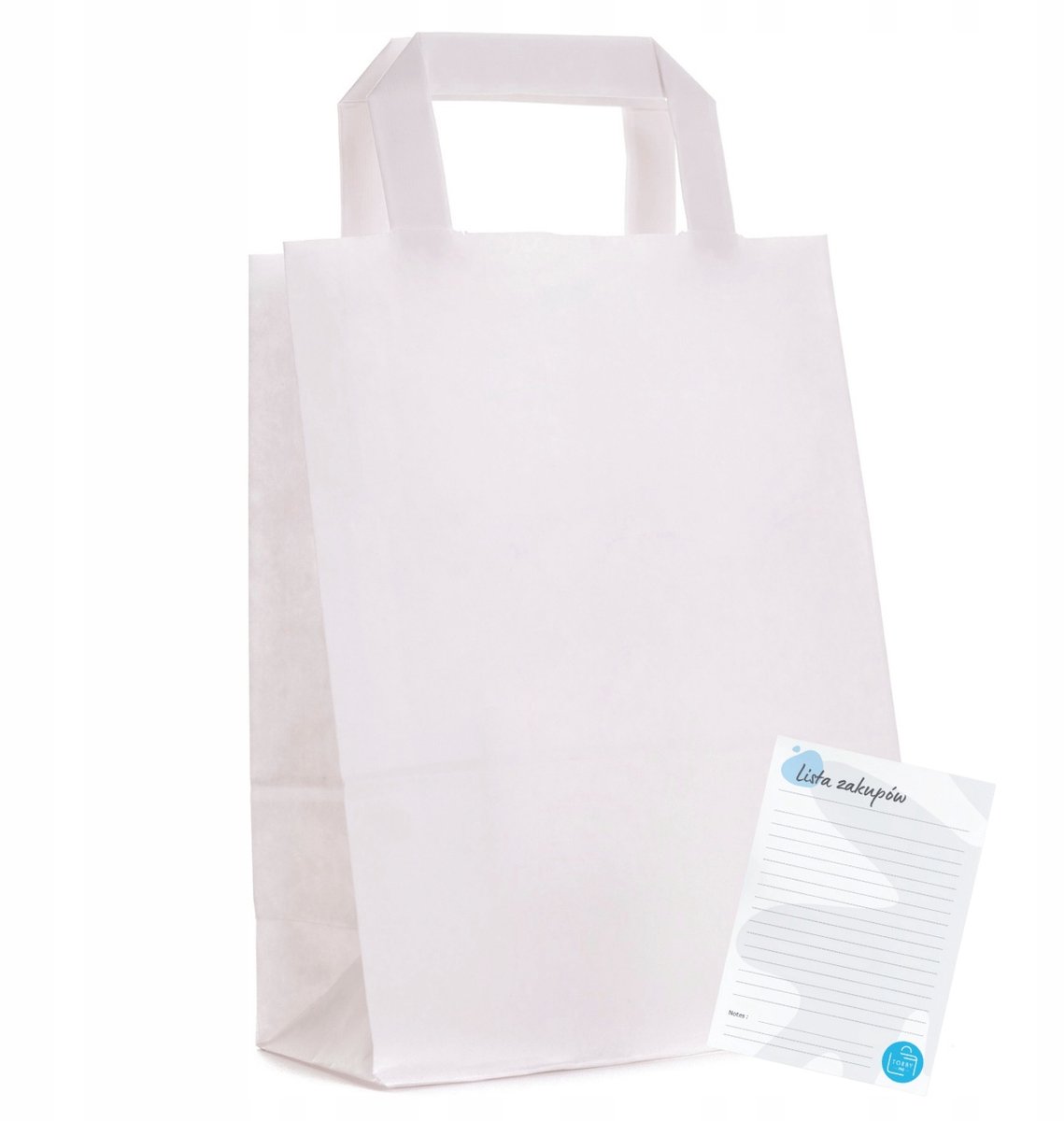 100x Witte Papieren Tassen Mini 18x9x23 cm met Platte Handgrepen