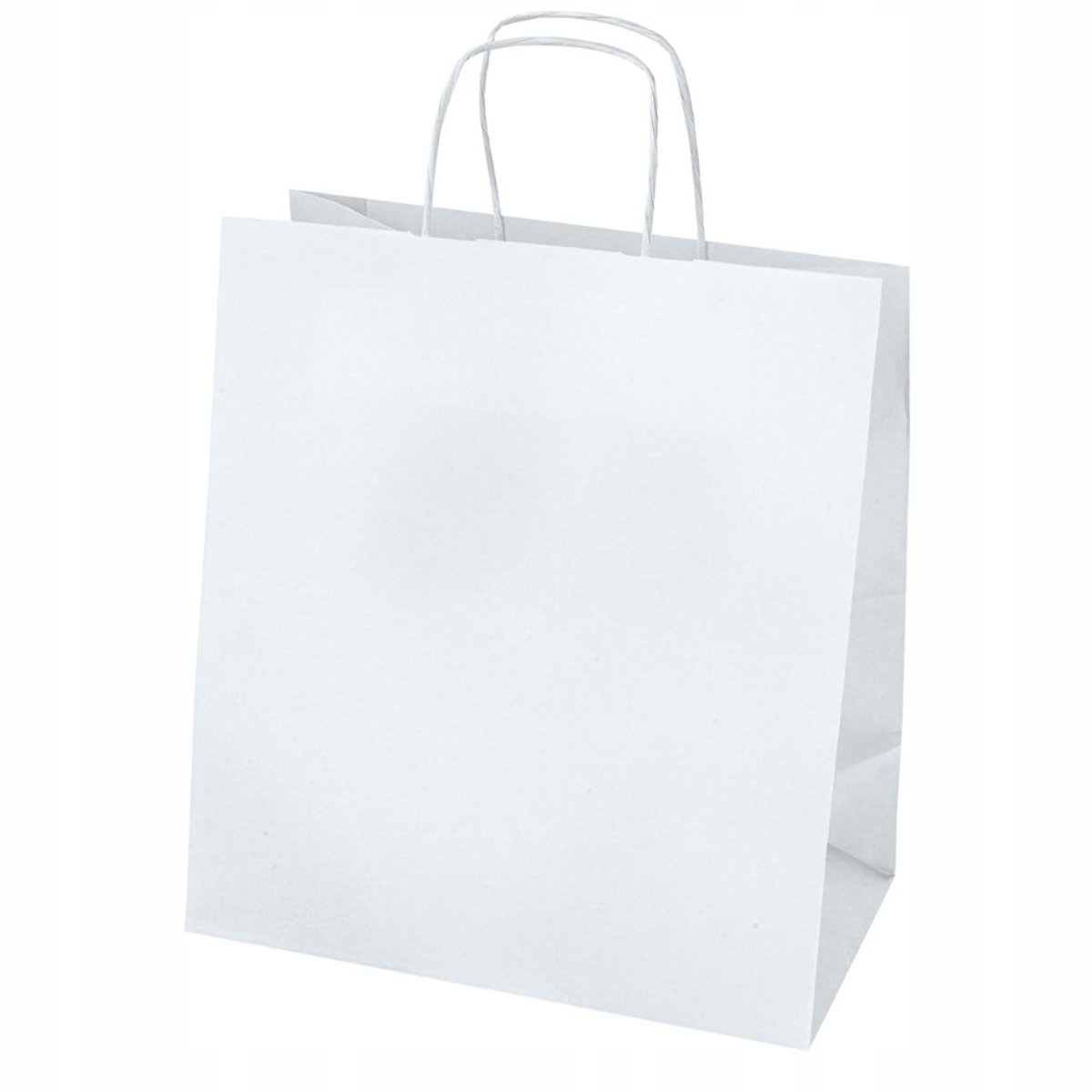 Grote Witte Papieren Draagtassen 30x17x34 cm - Eco Vriendelijk (5 stuks)