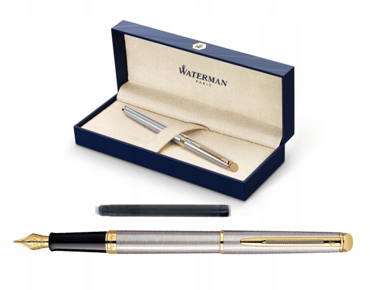 Elegante vulpen, slank design met gouden accenten, ideaal voor kantoor en school