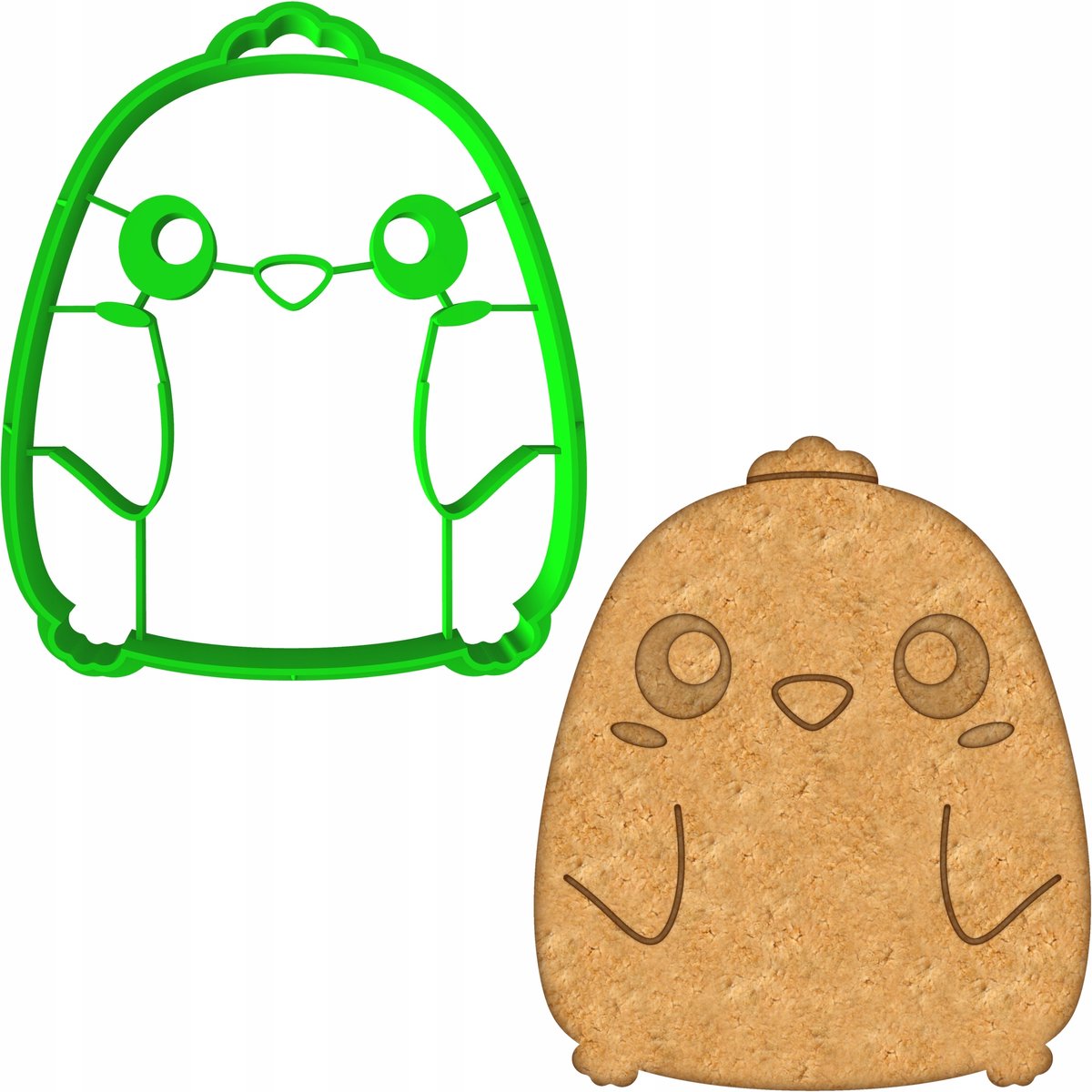Paas Koekjesvorm Kipje 8cm - Bakvorm voor Koekjes & Ontbijtkoek