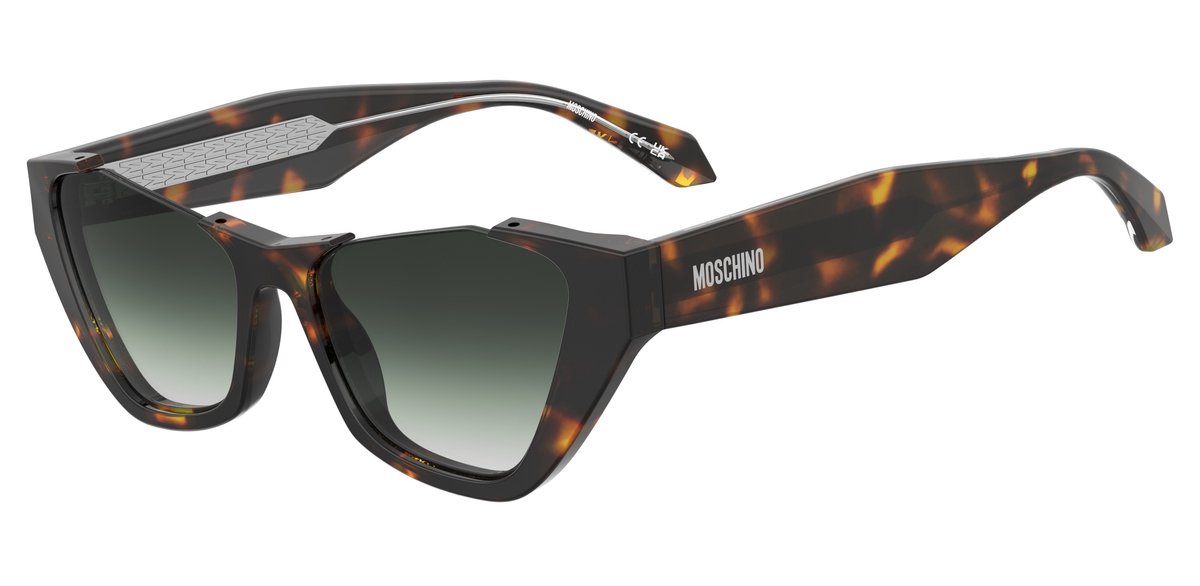 Moschino MOS197/S HAVANA/ GREEN SHADED 53/18/140 Damenbrillen Zonnebrillen