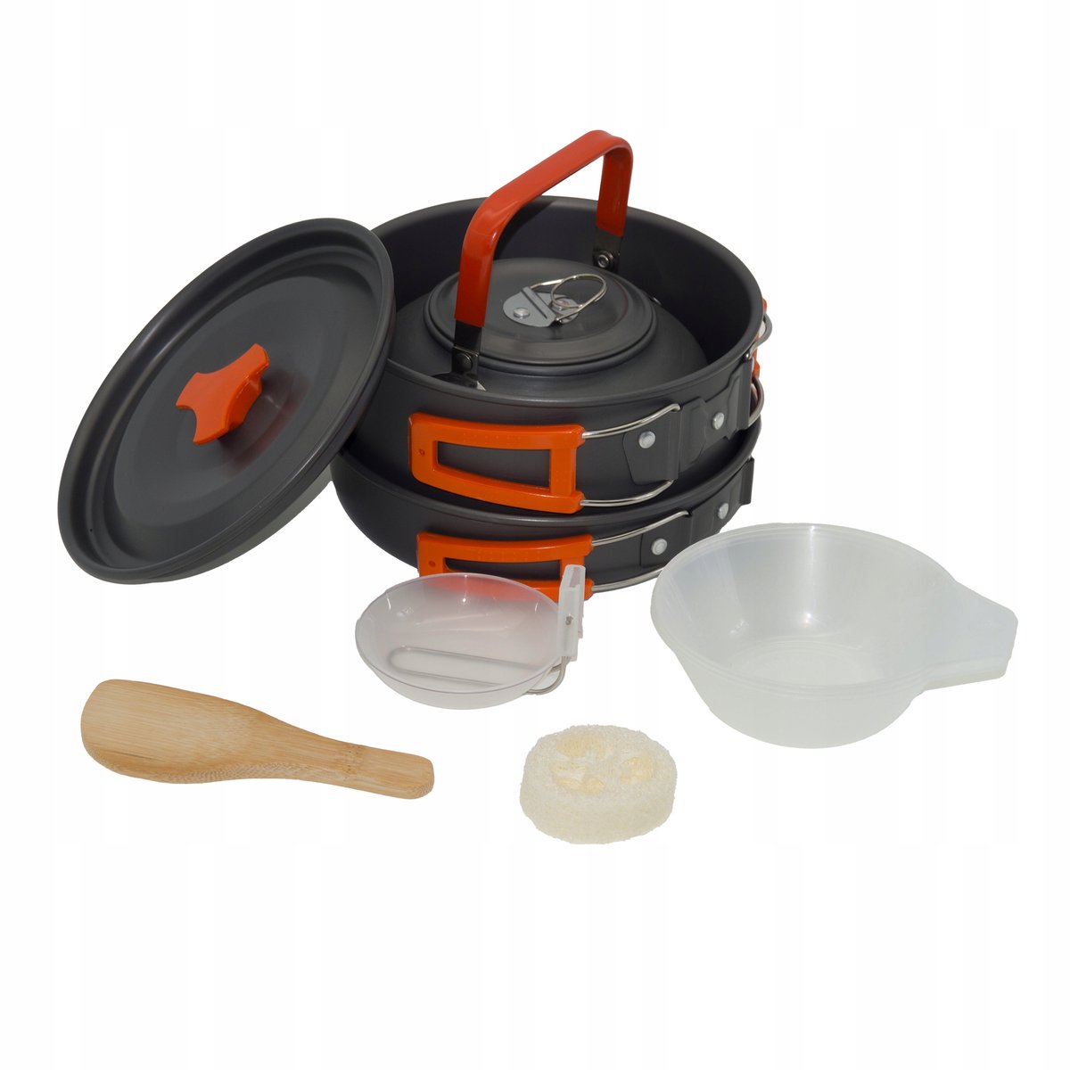Lichtgewicht Kampeer Kookset 650g met Pan & Ketel - Compact & Praktisch