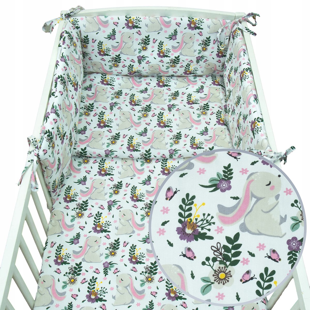 Kerstin Kinderbeddengoed Set 120x90cm met Bedomrander