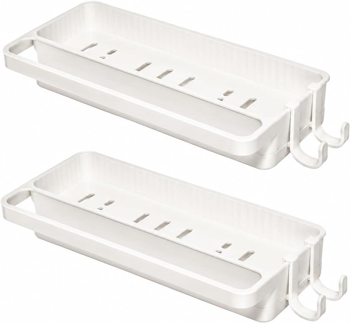 2 stuks sponshouders voor gootsteen, keuken, organizer om op te hangen - ShopVlot