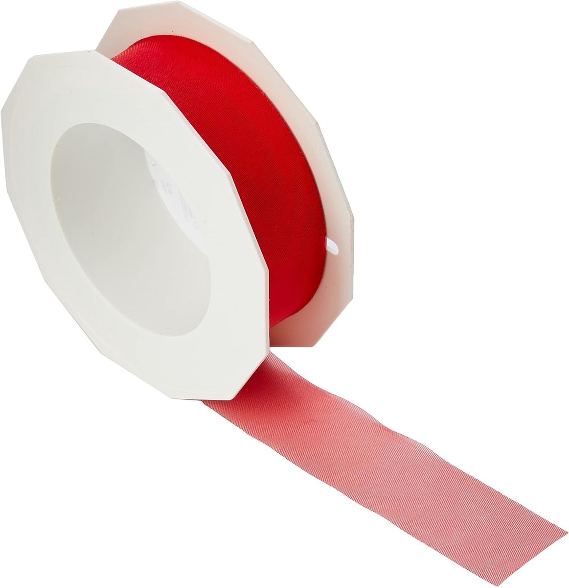Organzaband - Rood - 25 mm - Lint voor Decoratie en Cadeaus - Voor Elke Gelegenheid