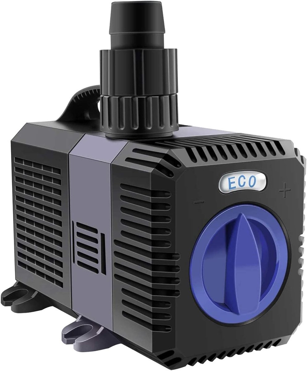 Vijverstofzuiger - 8000 l/h - Regelbare Debietpomp - Energiezuinig en Waterbestendig - Voor Tuin en Aquarium