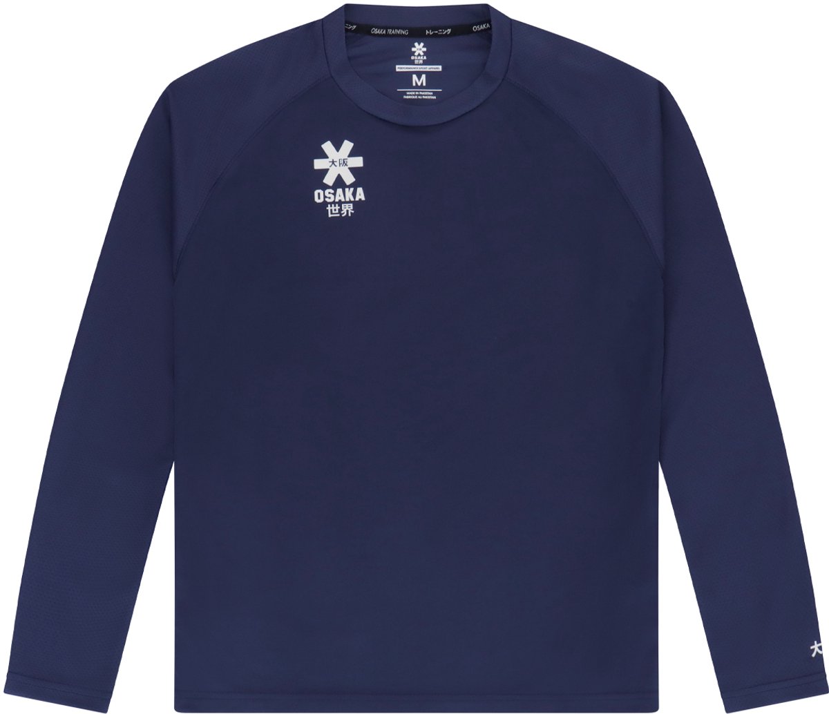 Osaka Men Training Tee Long Sleeve Blauw donker