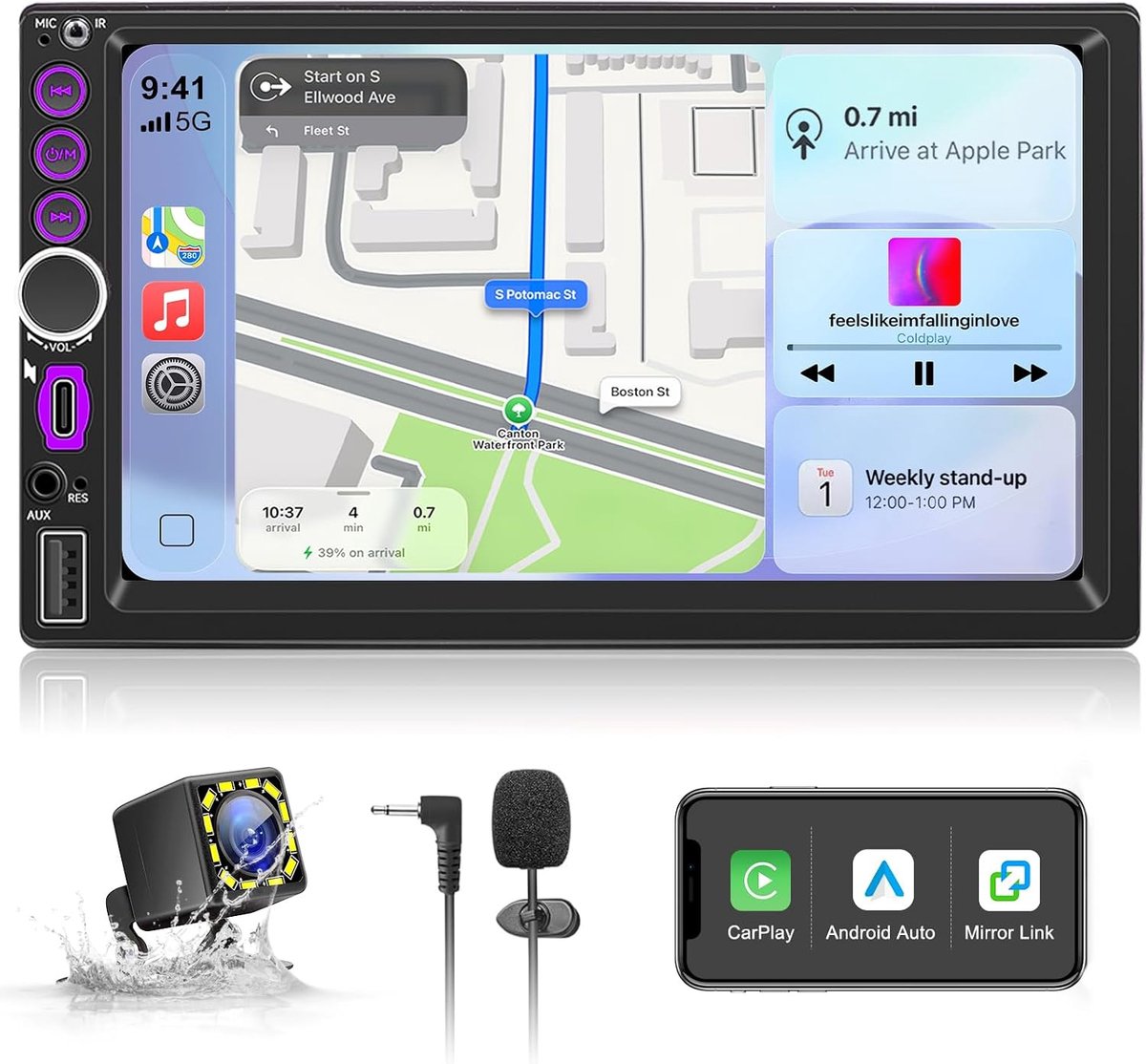 2 DIN 7 inch autoradio - ShopVlot