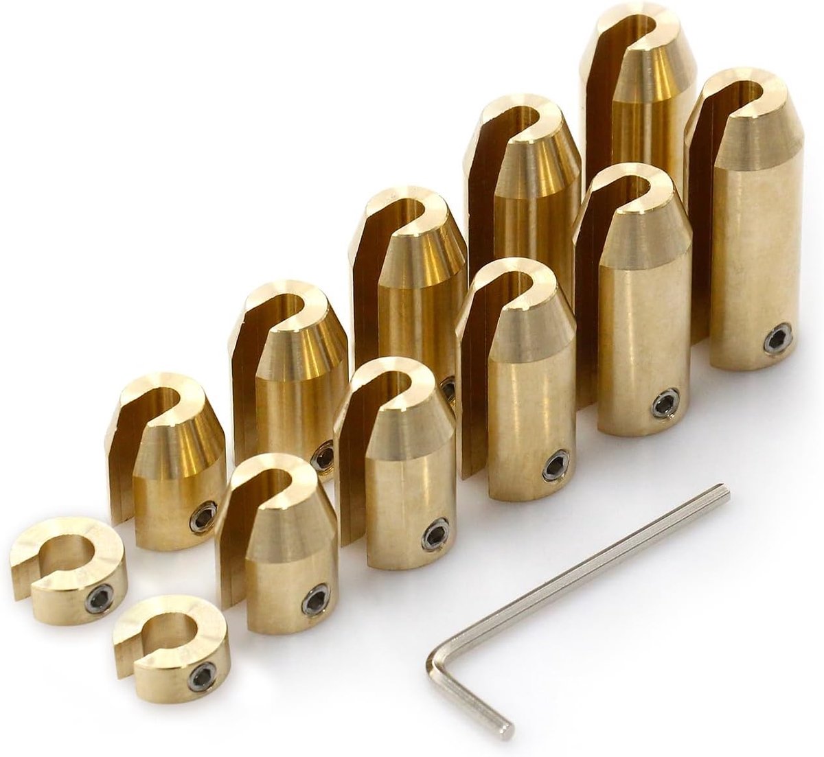 Shkalacar 12pcs Motorcycle Balance Weights, Reusable Brass, Wheel Spoke Compensation Weights for Improved Wheel Balance - ShopVlot