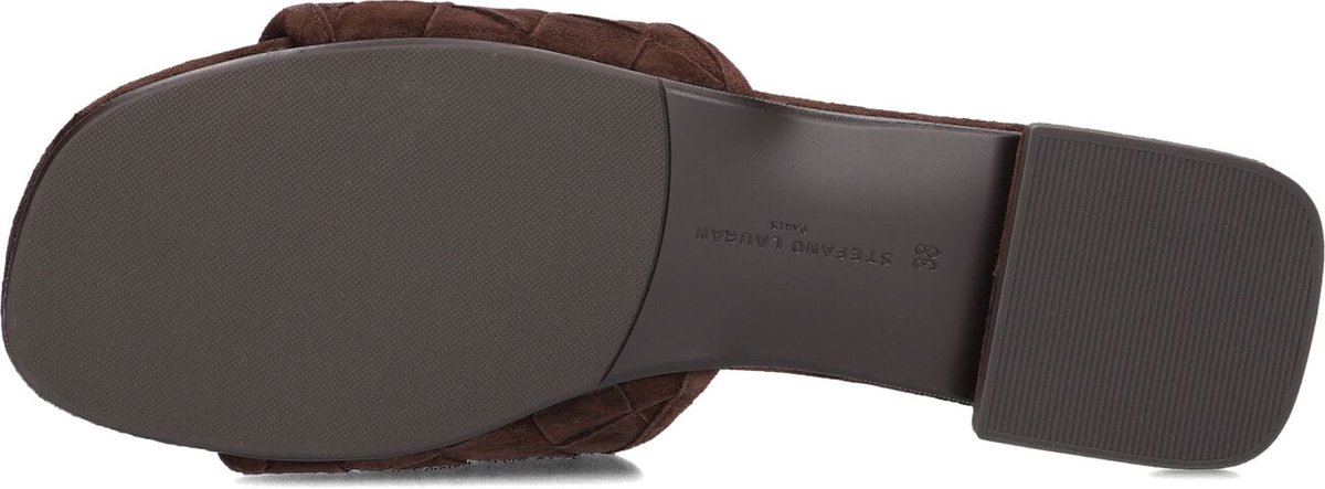 STEFANO LAURAN L24073 Slippers - Dames - Bruin - Maat 36