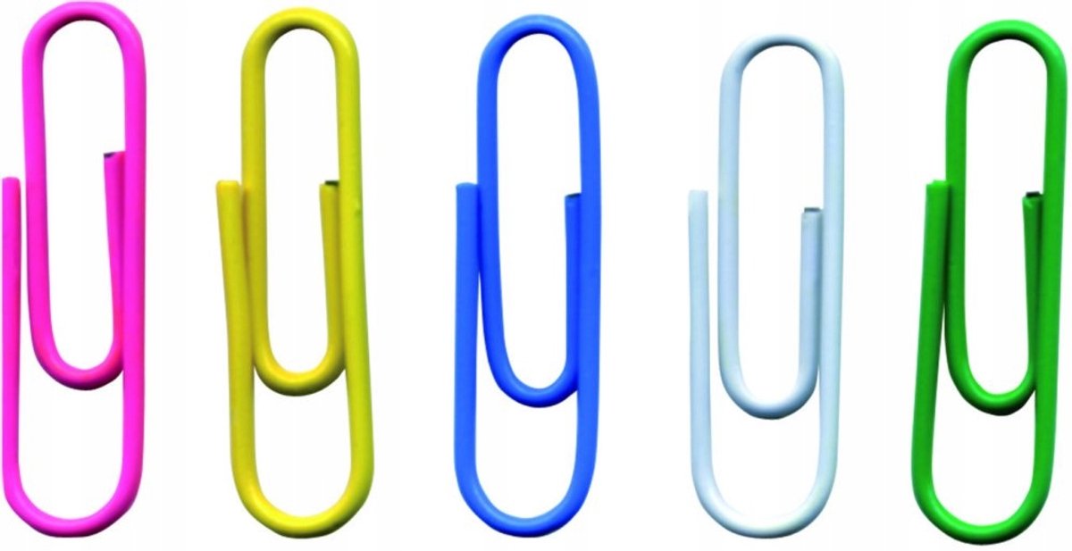 Kleurrijke Paperclips 28mm - 1000 Stuks in Voordeelverpakking