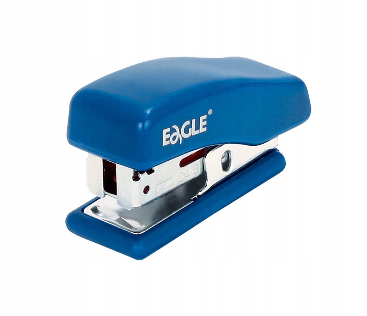 Merkloos Mini Nietmachine Blauw - 10 Vel, Inclusief Nietverwijderaar