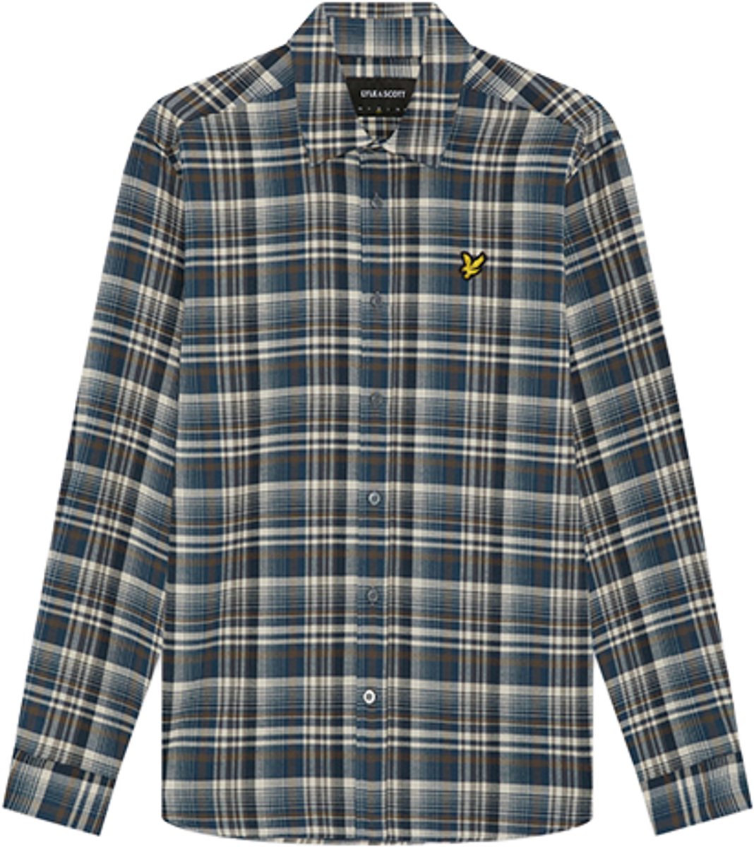 Lyle & Scott - Heren hemd - Maat XXL - Mannen - MARINE -