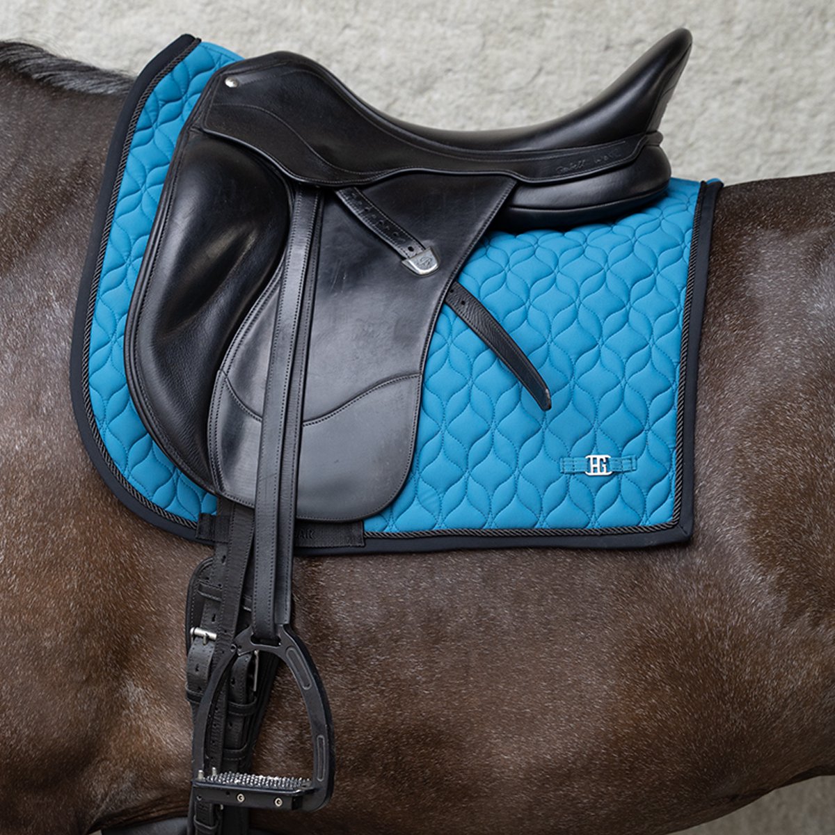 Horsegear Zadeldek Horsegear Hgelina Dressuur Blauw