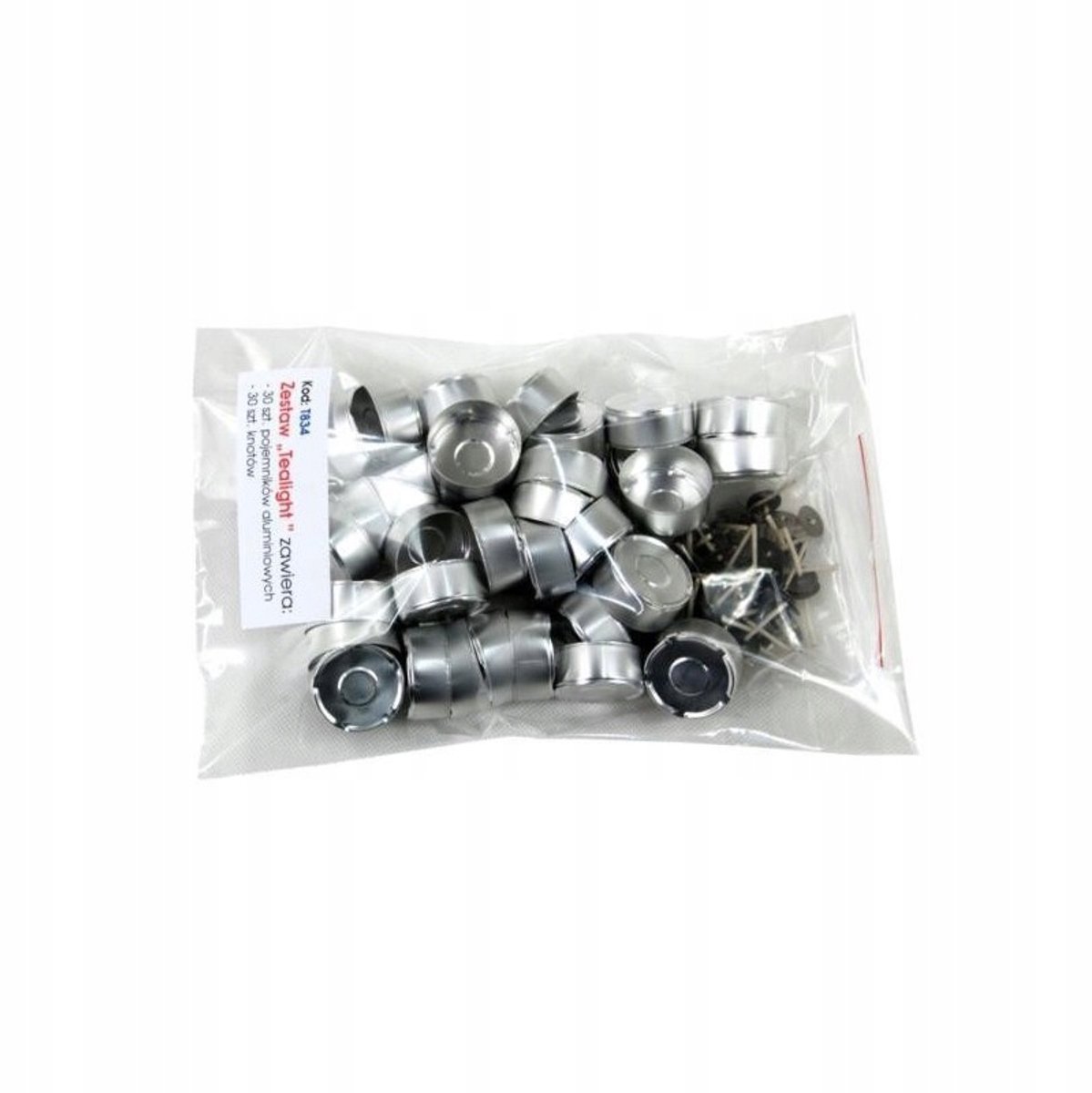 30 stuks Theelichtjes Houder & lontset