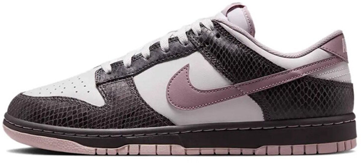 Nike Dunk Low SE – Snakeskin Mauve Sneakers Unisex Doos Zonder Deksel Paars