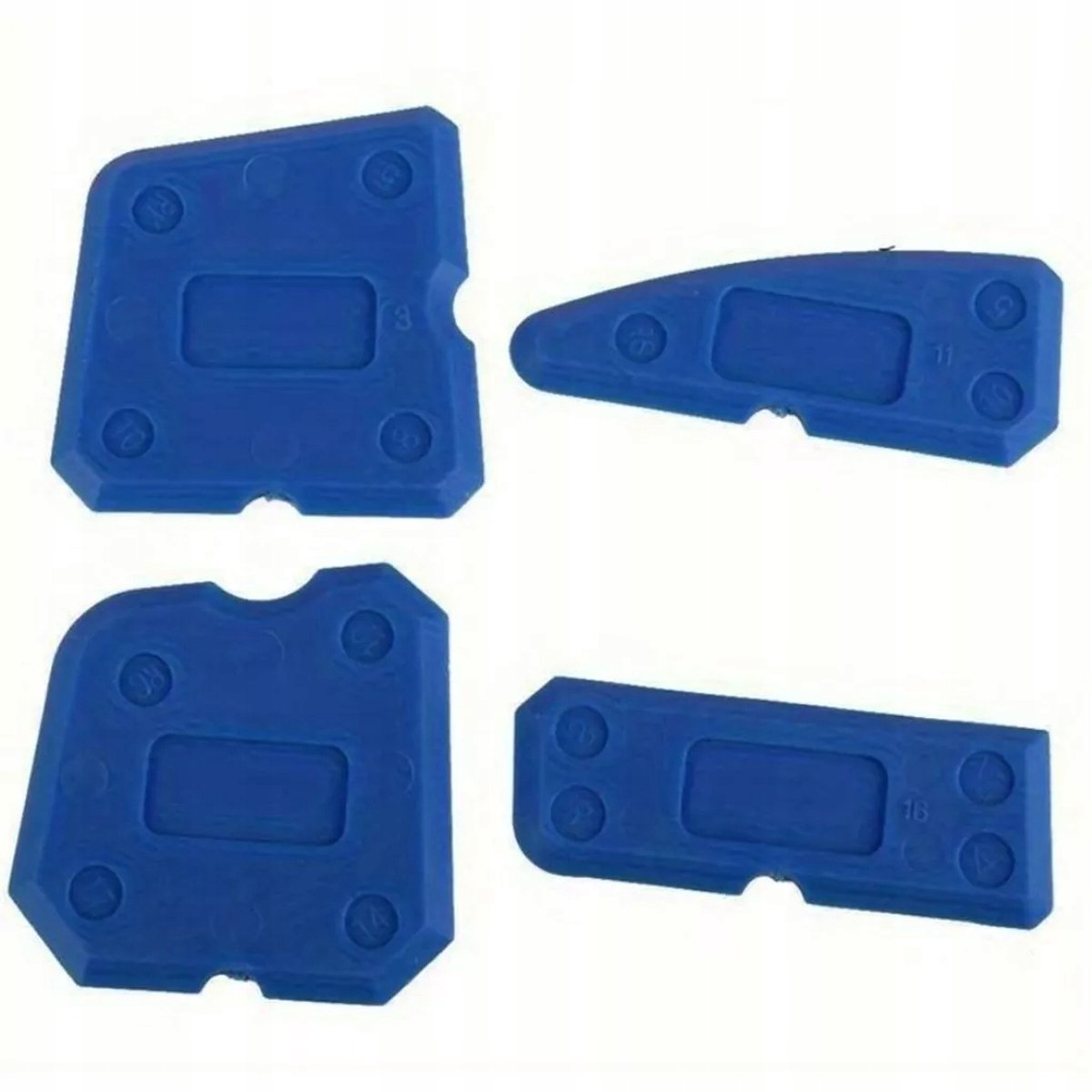 4x Siliconen Voegenschraper - Perfecte Afwerking voor Kit