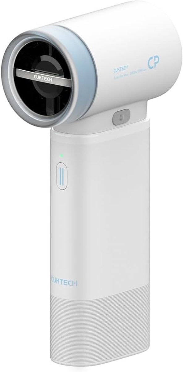 Draagbare handventilator 33 W - 2-in-1 met powerbank - borstelloze motor - krachtige koeling voor onderweg - ShopVlot
