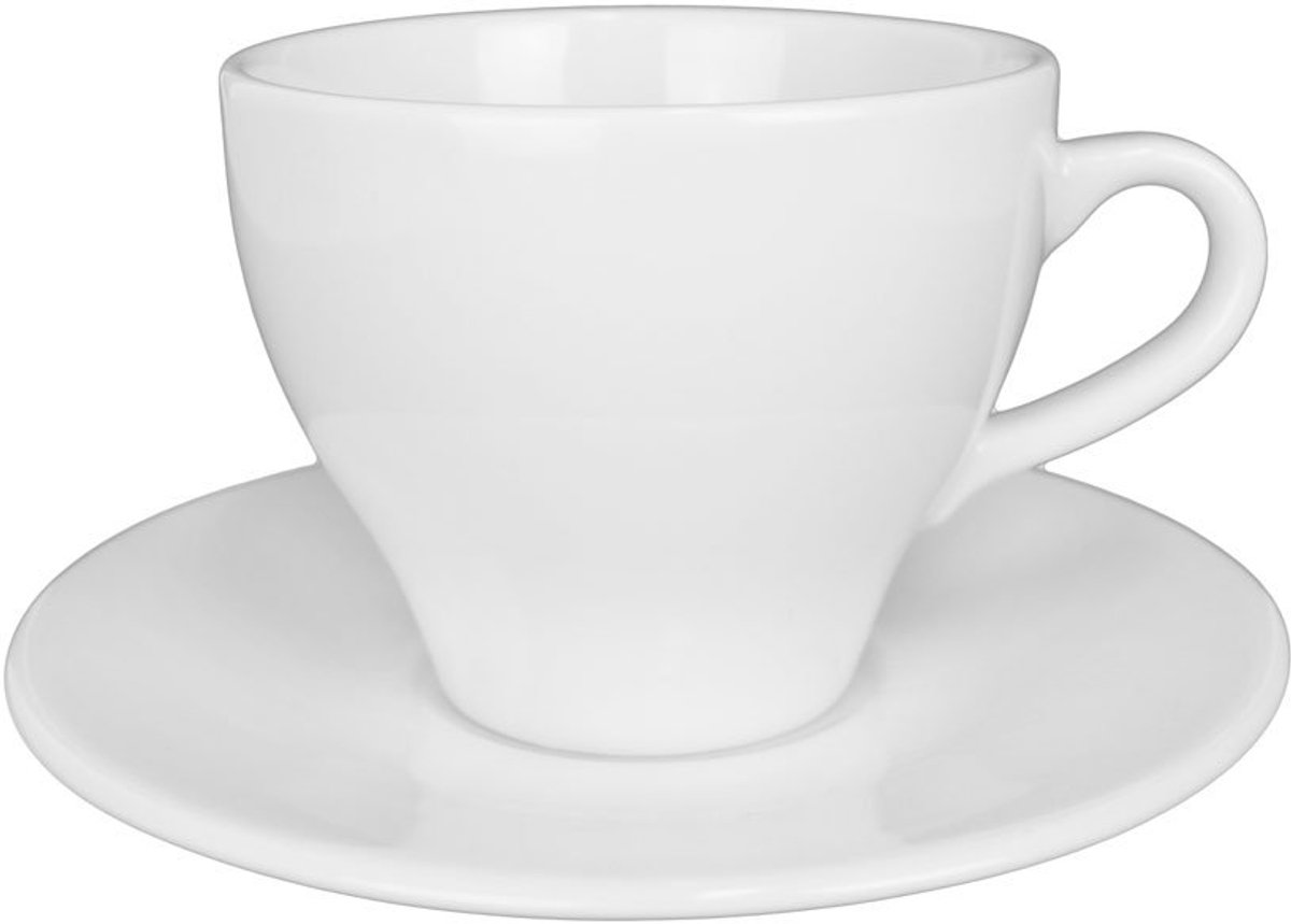 Lubiana Paula Porseleinen Kop en Schotel 200ml Wit