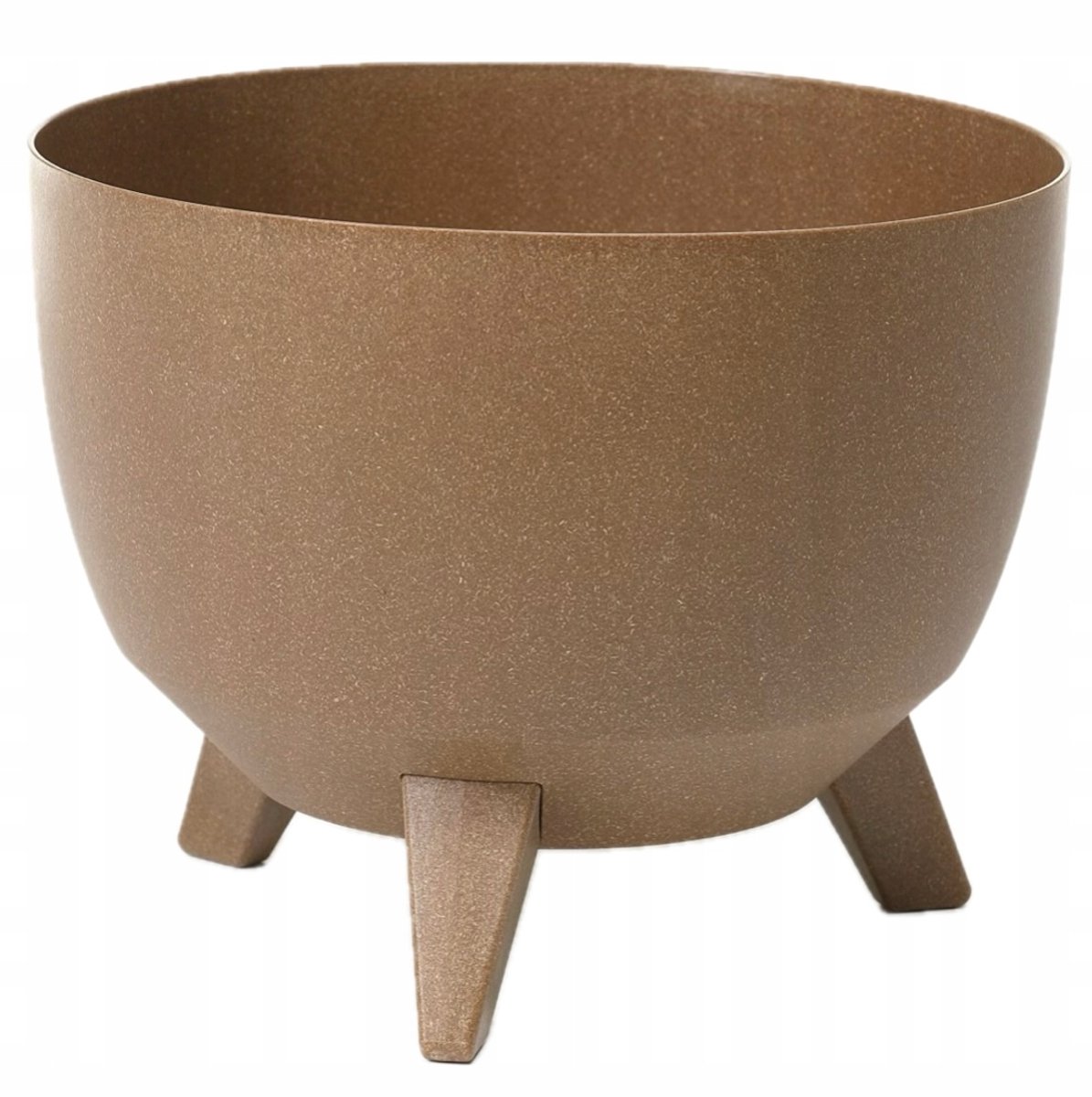 Lamela Roma Eco Pot op Houten Poten - Natuurlijk Hout, 29x23cm