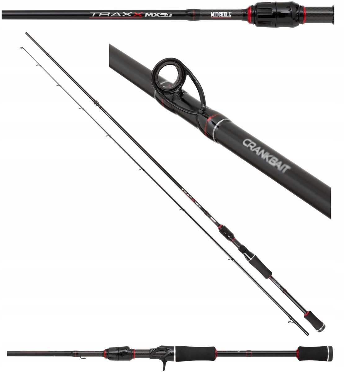 Mitchell Traxx MX3LE Crankbait | Baitcaster hengel