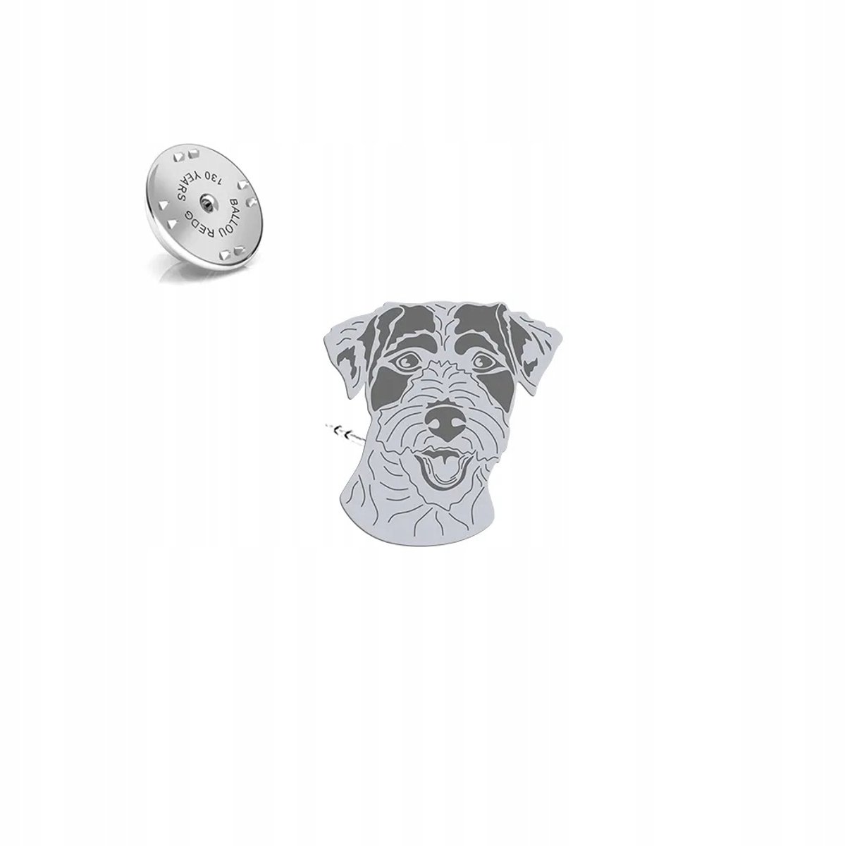 Zilveren Broche Parson Russell Terriër 925 - Uniek Cadeau