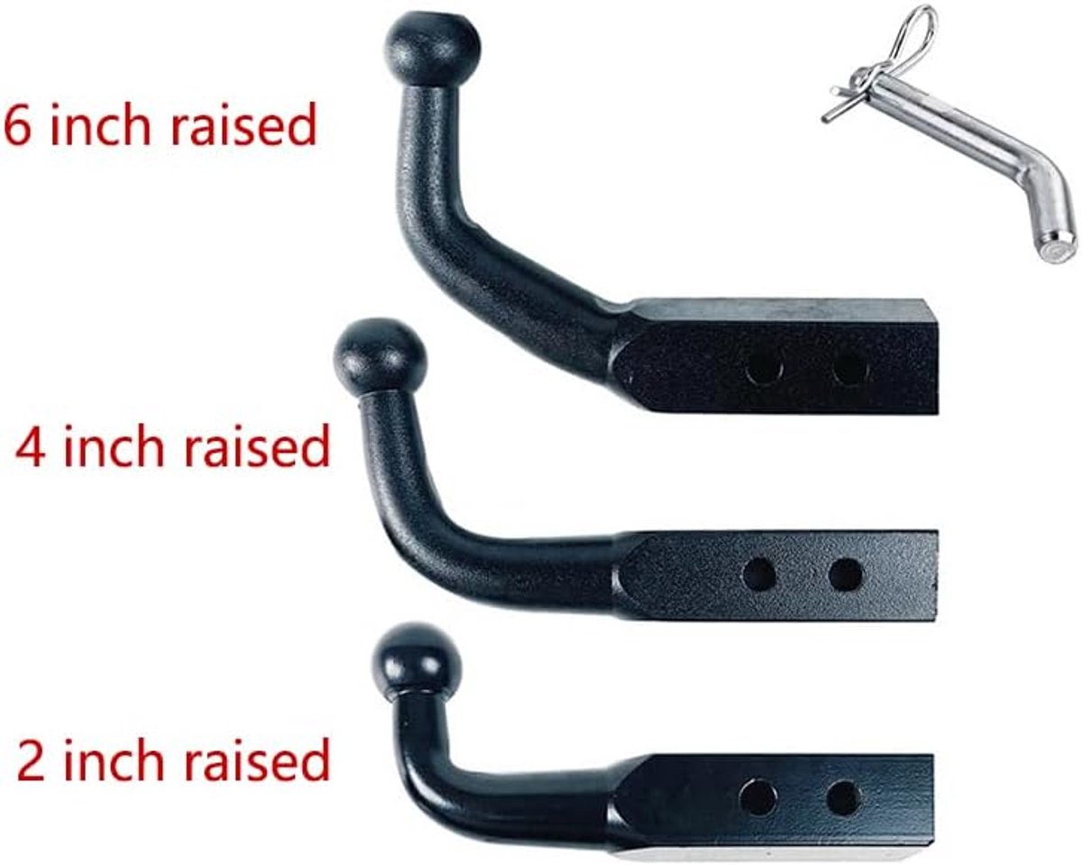 Pendant Arm Hook with Ball 50 mm Reinforced Steel Pins Compatible with Receiver 50 x 50 mm, Quick Assembly for - ShopVlot
