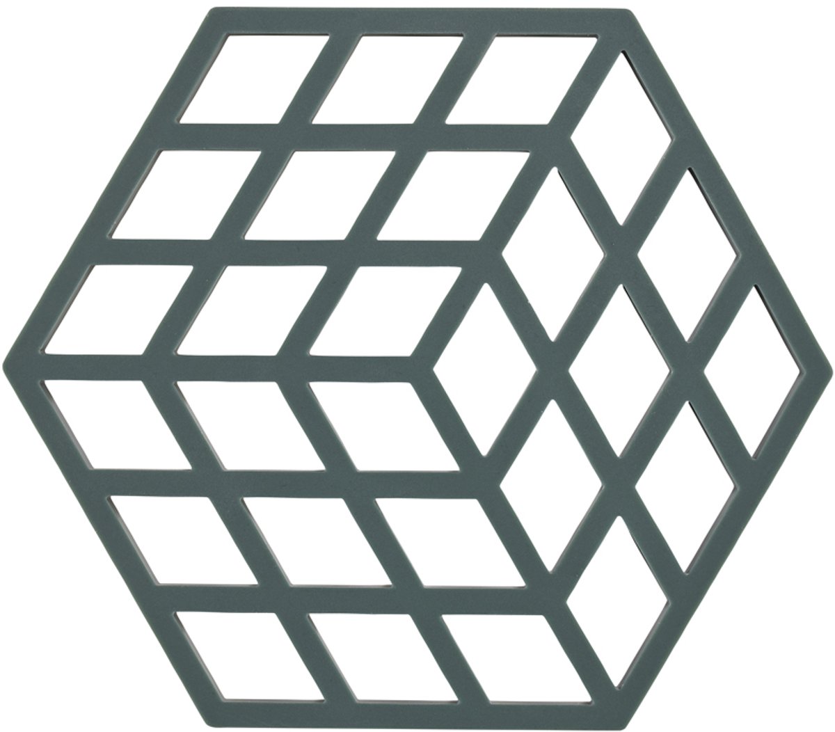Zone Denmark Cube Onderzetter 16 x 14 x 0,9 cm Cactus