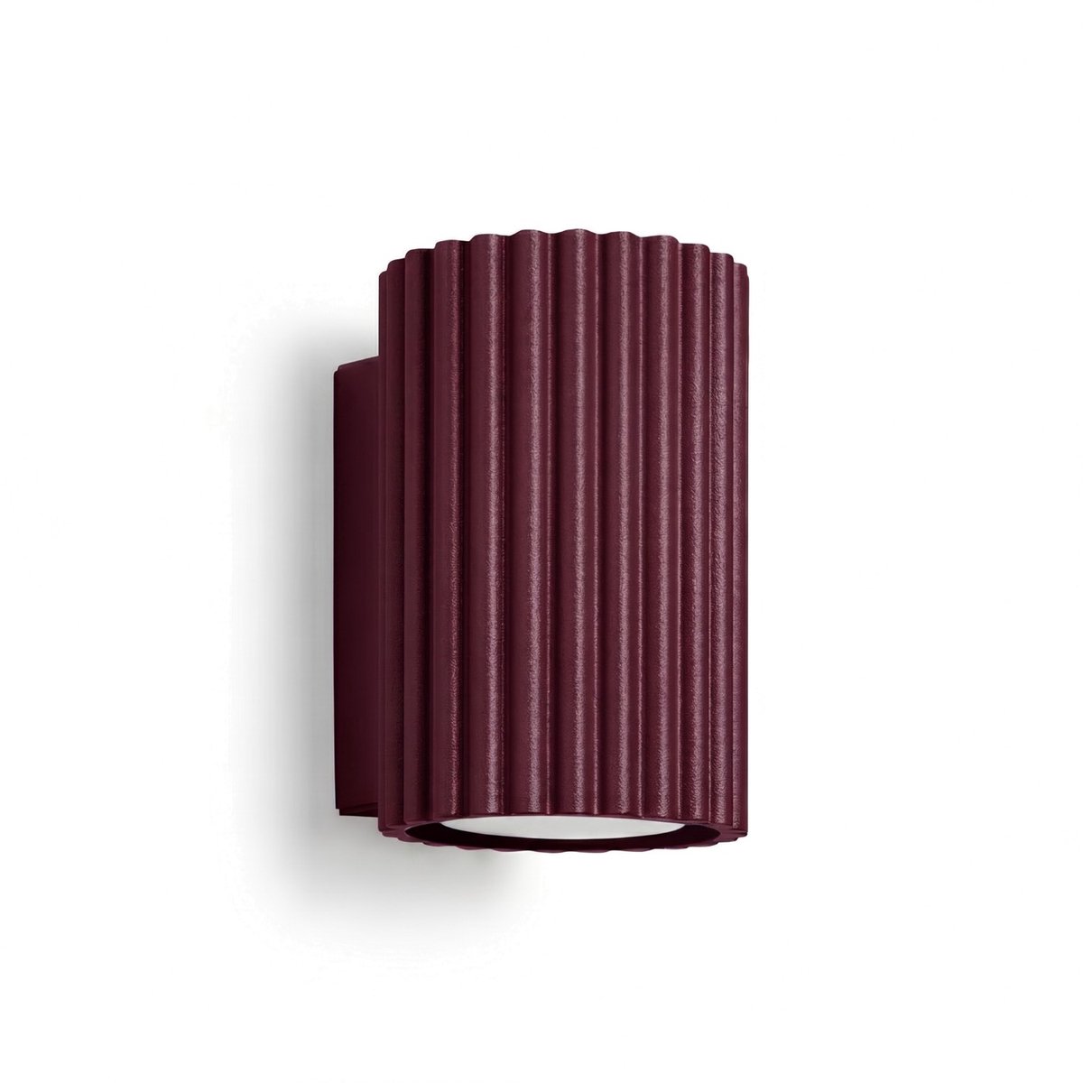 Sollux Lighting Wandlamp Karbon - GU10 - bourgondië - aluminium - 6.5x8.5x10cm