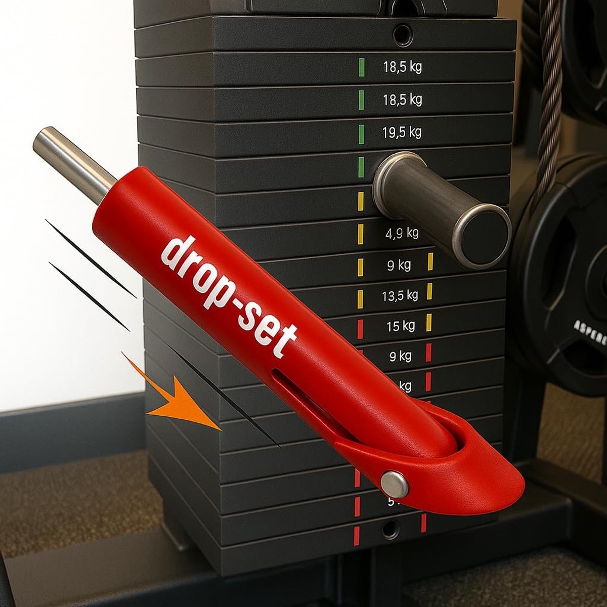 al badil Drip set, ejection, instant load change, weight training accessory for weight machines, drip sets without - ShopVlot