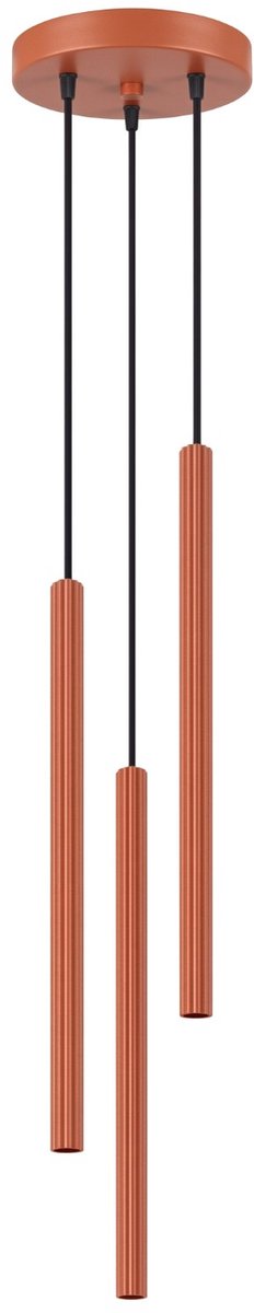 Sollux Lighting Hanglamp Arche - G9 - rode oker - staal - 20x20x120cm