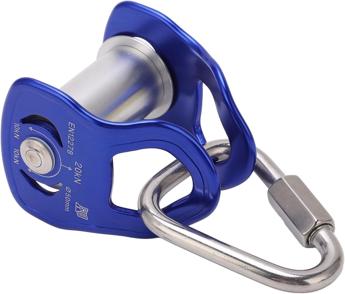 Slackline katrol - aluminium legering - 20KN draagkracht - veelzijdig gebruik voor buiten - ShopVlot
