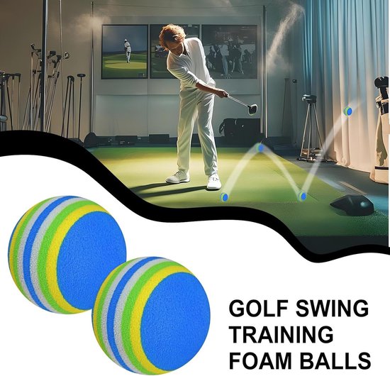 Eva Schuim Golfballen - Oefenballen Spons - Golfvaardigheden Verbeteren - Zacht Elastisch Schuim - 4.2 cm Diameter - Glanzend van eva — afbeelding 5