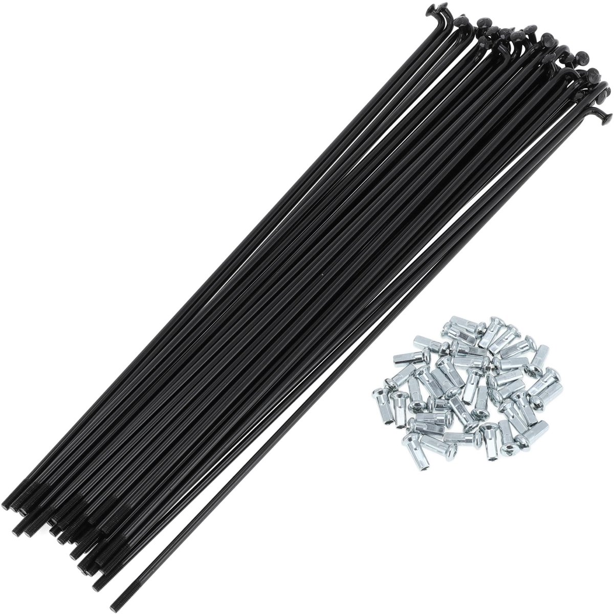 Dailygoods- Spaken 12G 215mm Lengte - Fietsspaken - Koolstofstaal - Spaak Tepels - Duurzaam - Upgrade voor Fietswielen - Fiets Spaken