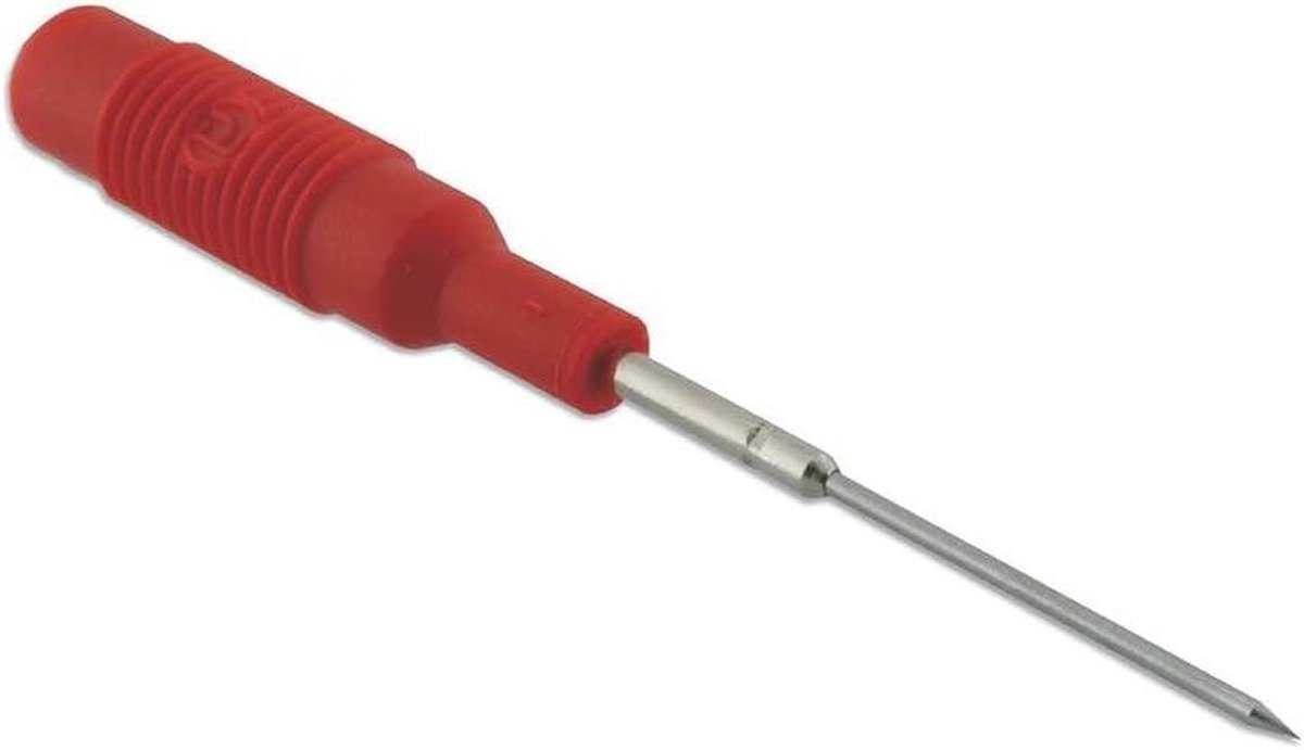 Test Probe - Meetpen Meetkabel - Elektrisch Testen - Multifunctioneel - 4mm - Rood