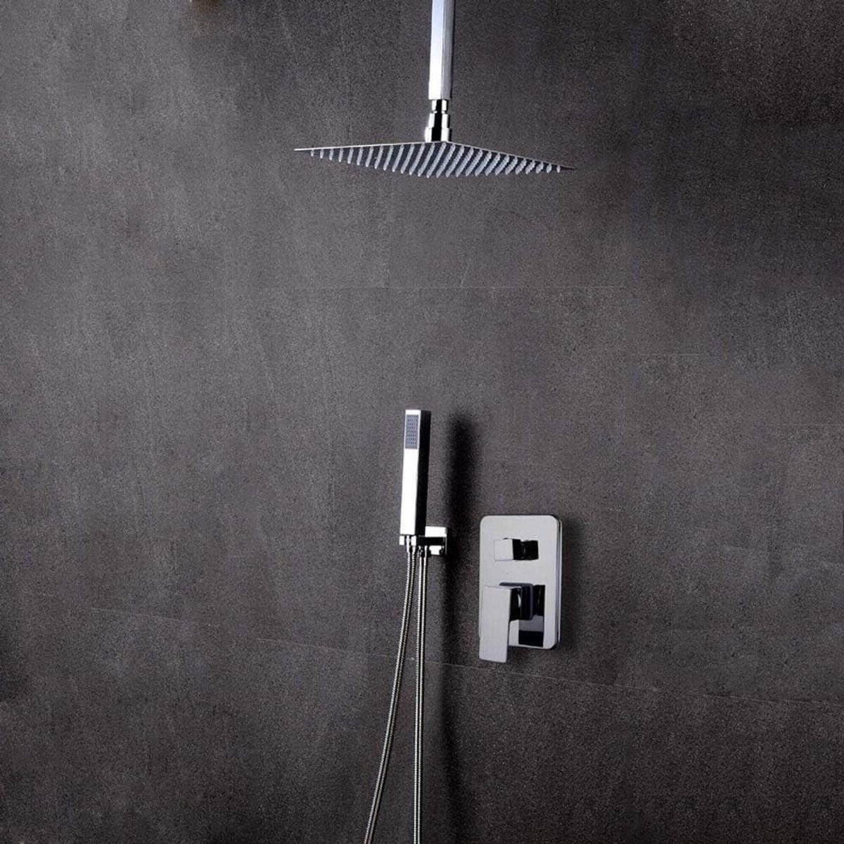 LED Doucheset - Regendouche Set - Badkamer Verbouwen - Temperatuur Gevoelige LED - 300 x 3