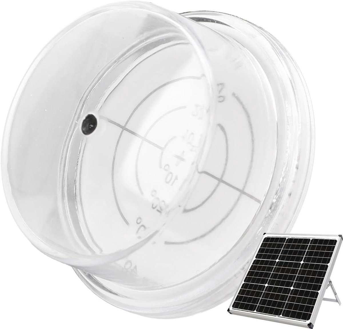 Zonnepaneel Hoekmeter - Zonnehoek Gids - Energie Opbrengst Maximaliseren - Hittebestendig Weerbestendig - 4.5 cm - Wit