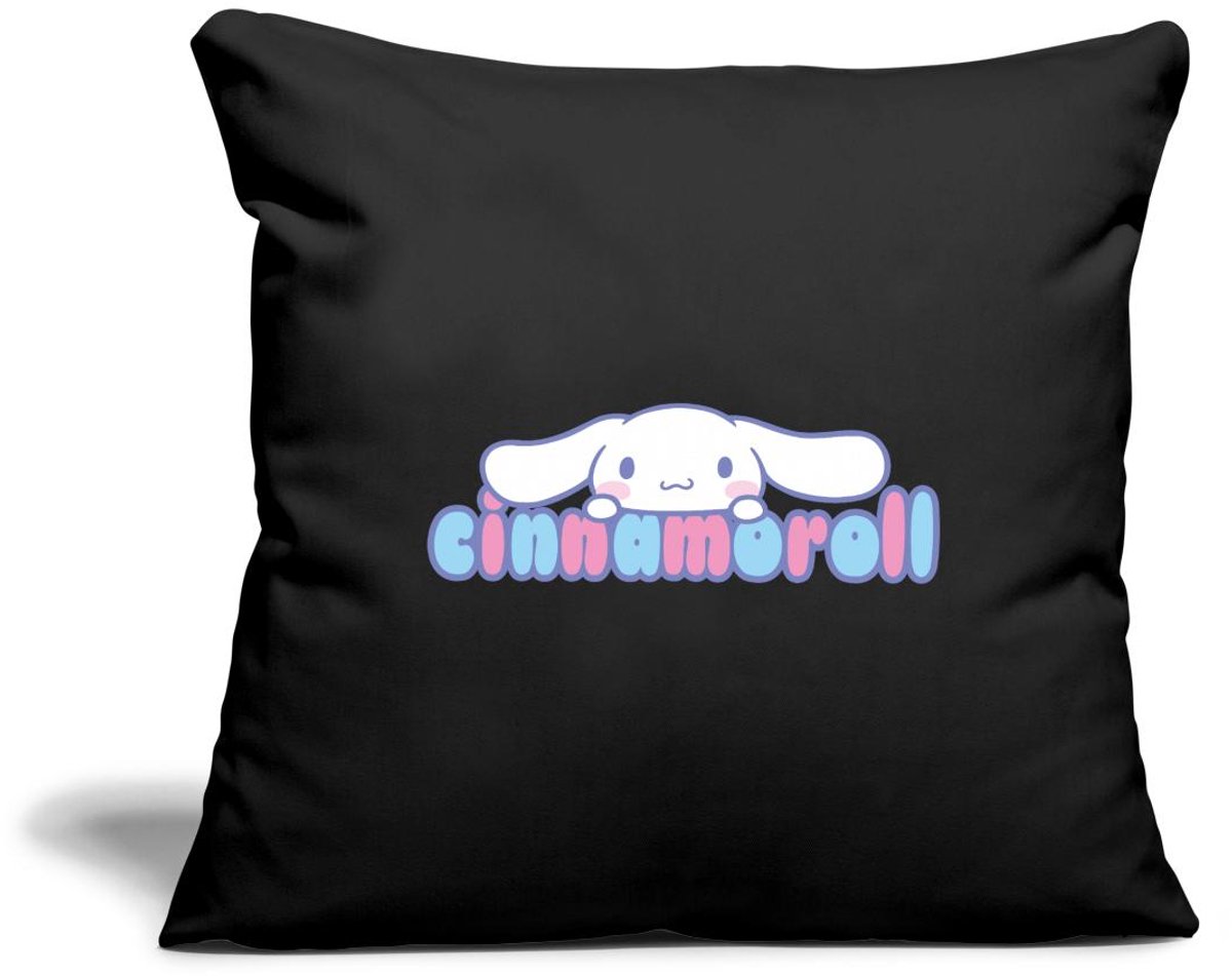 Cinnamoroll Gluurt Over De Letters Sierkussenhoes, 45 x 45 cm