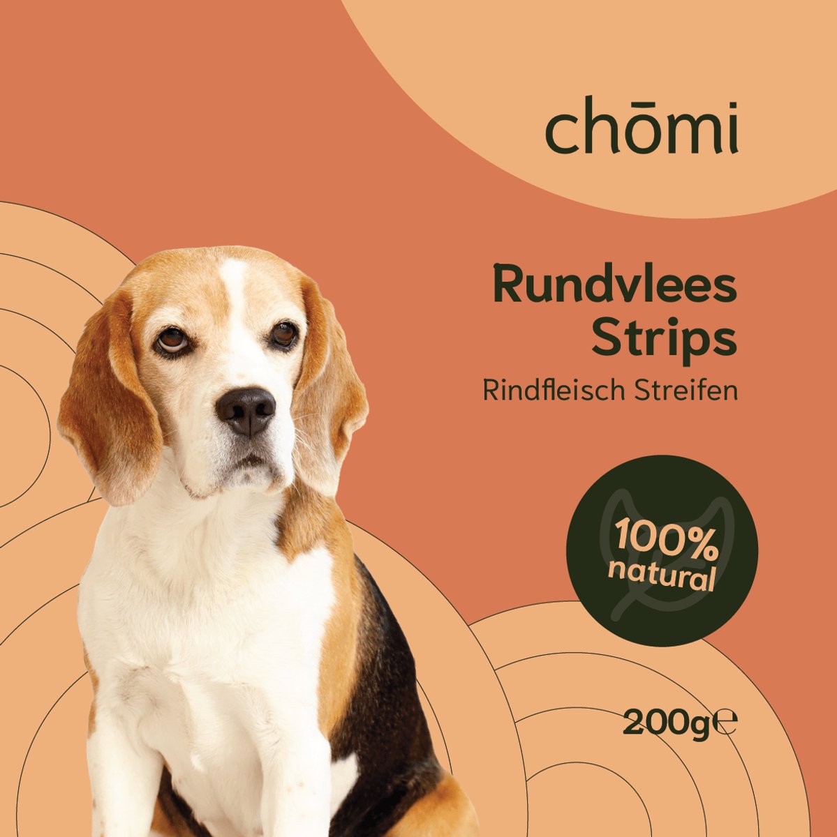 Chōmi Rund Vlees Strips (200 Gram) - Paard