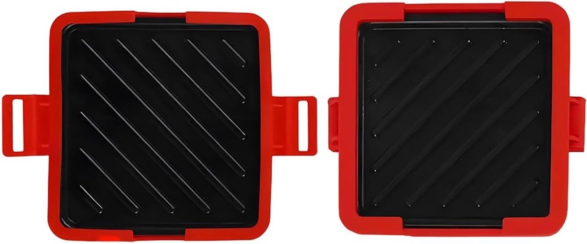 Magnetron Sandwichmaker - Sandwich Grill Pan - Snelle Maaltijden Bereiden - Antiaanbak Platen - Compact Formaat - Meerkleurig