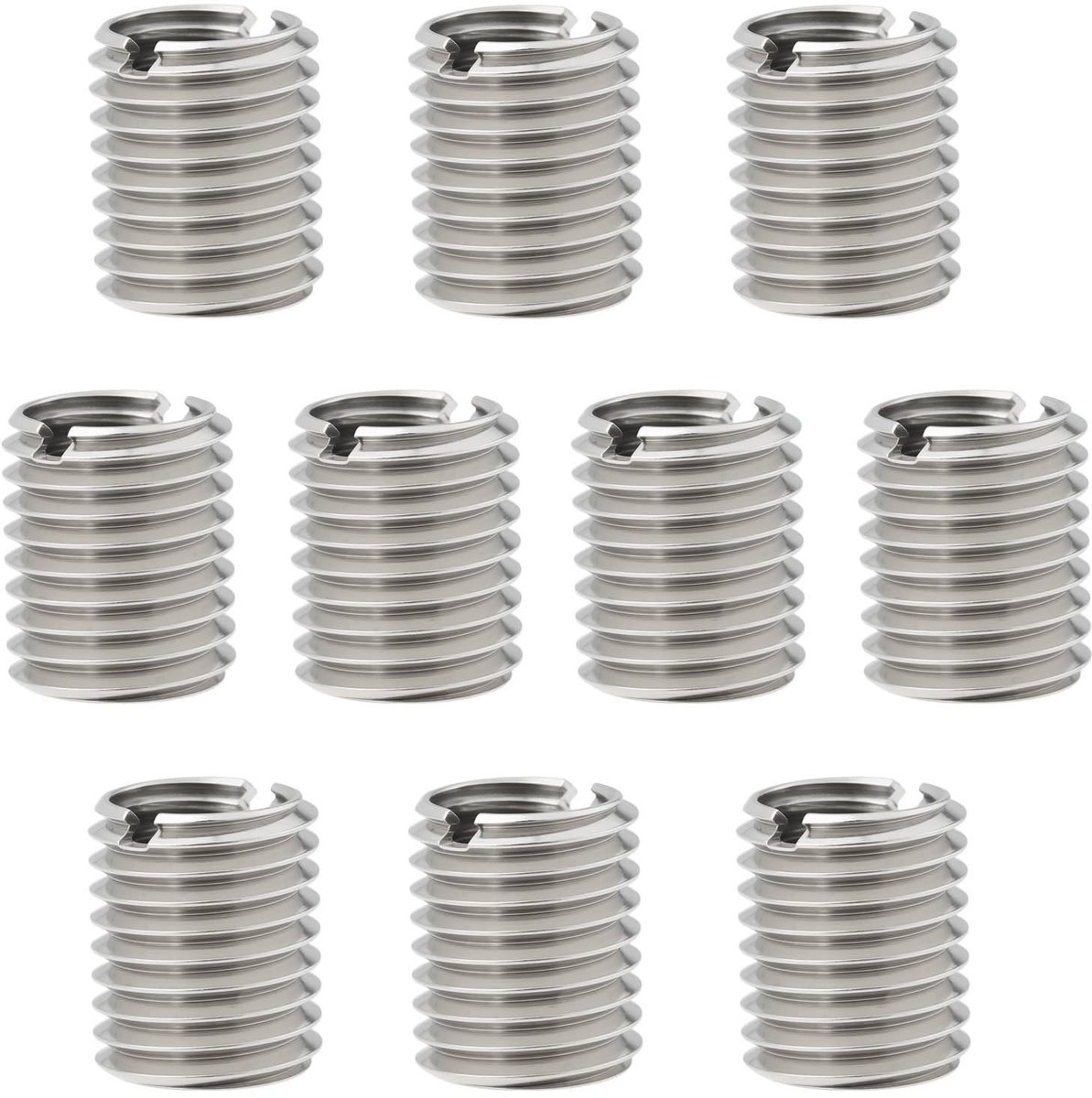 Dailygoods - 10 Stuks M10 naar M8 Conversie Reducer Moeren van Roestvrij Staal