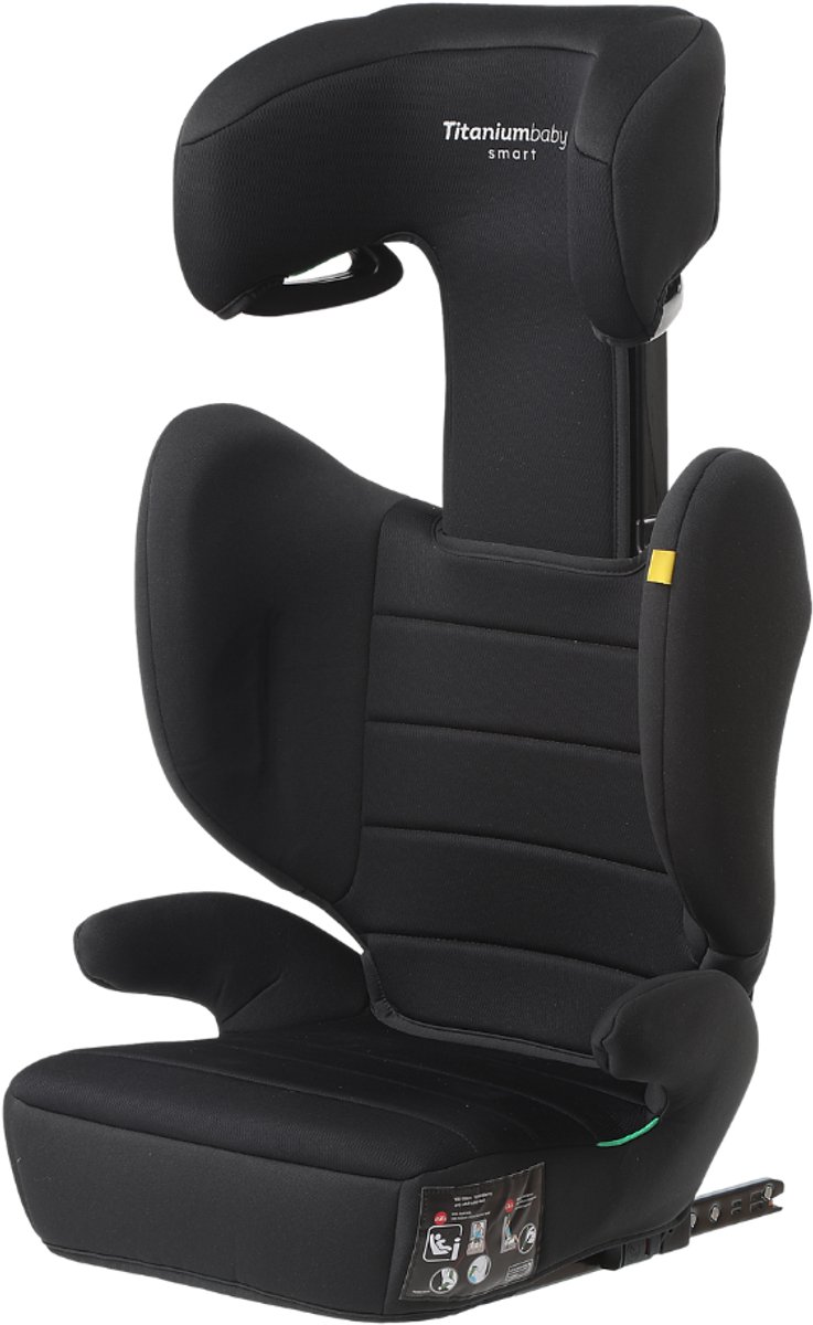 Titanium Baby Smart Lucky I-Size Autostoel Isofix 100-150 cm – Verstelbare Hoofdsteun – Zitverhoger Functie – Groep 2/3 – foto 4