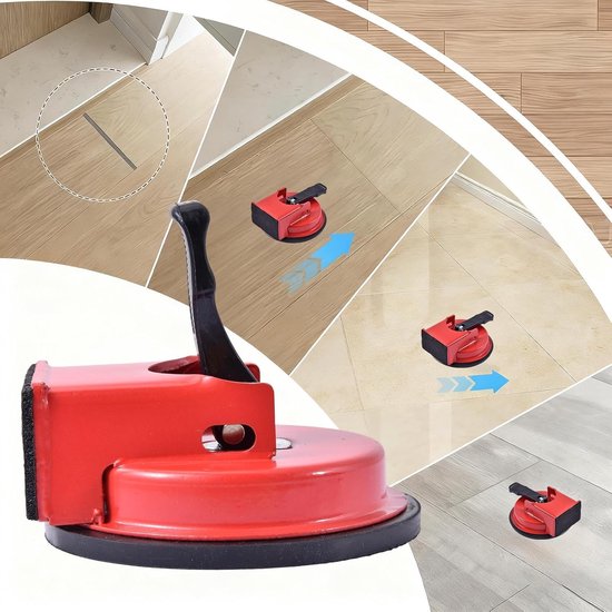 Laminaat Reparatiegereedschap - Vloer Fixer - Vloeren Repareren - Zuiggreep Technologie - 11.8 cm - Rood — afbeelding 5