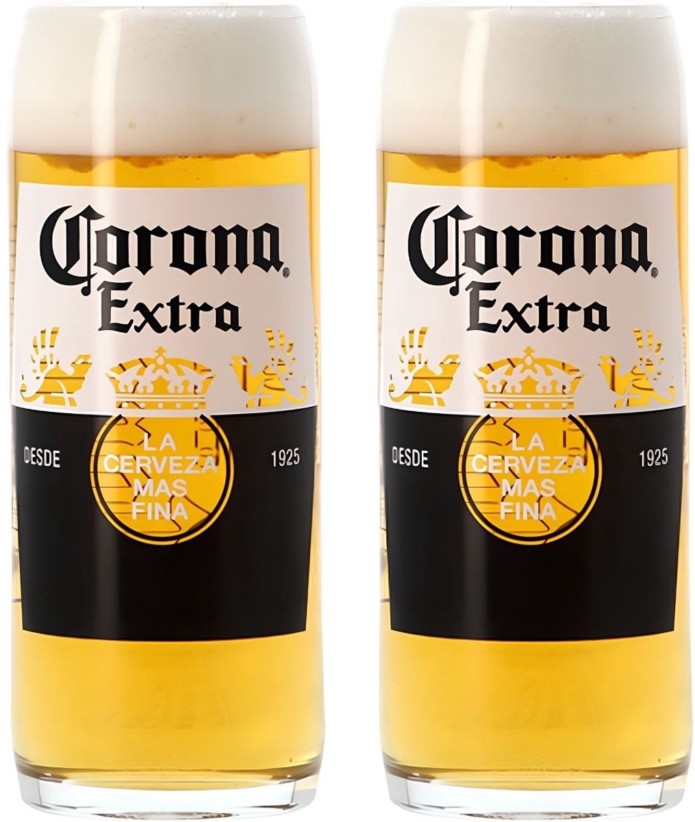 Corona Bierglazen 330 ml - 2 stuks