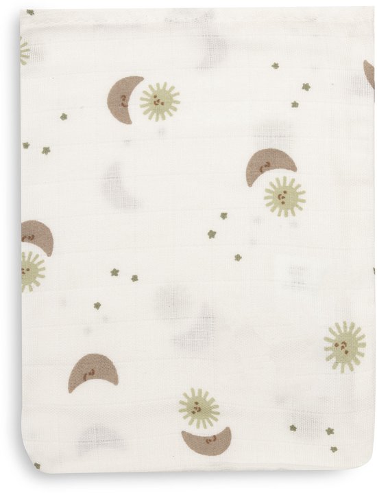 Jollein Hydrofiel Washandje 15x20cm Over the Moon (3pack) van Jollein — afbeelding 2