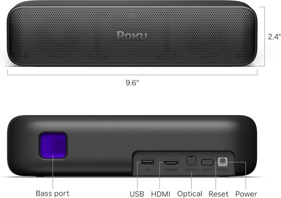 Soundbar met Streaming - Soundbar speaker - Thuisentertainment - Verbeterde Spraakhelderheid - N.v.t. - Paars — afbeelding 5