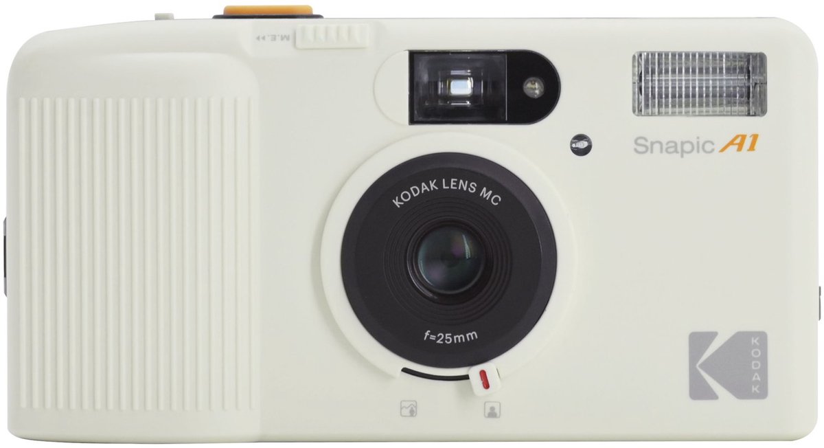 Kodak Snapic A1 35mm Film Camera White