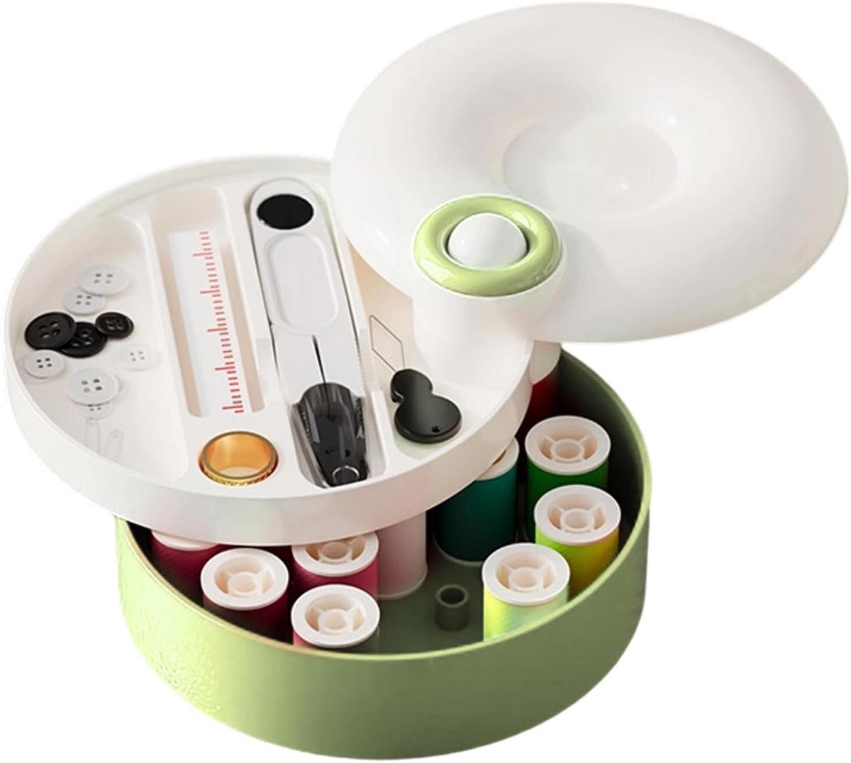 Naaiset Volwassenen - Reis Naaiset - Kleine Reparaties - Magnetische Houder - 13 cm - Rood
