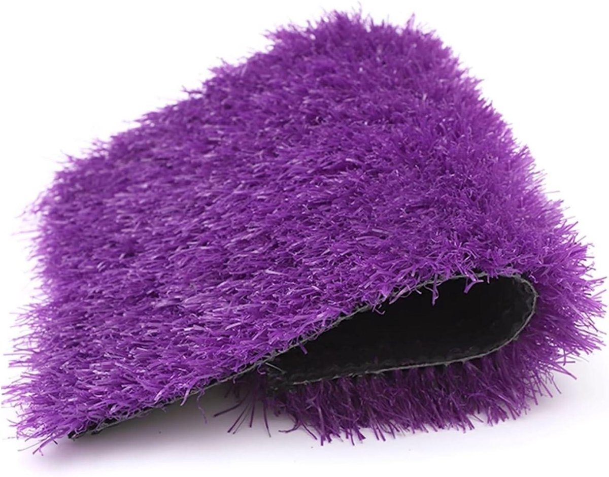 Synthetisch Gazon Tapijt - Nep Gras Pad - Buiten Decoratie - Automatische Waterlekkage - 31x59 Inch - Paars